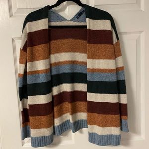 American Eagle Striped Cardigan